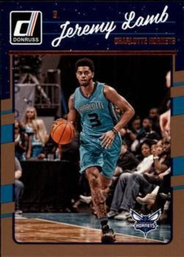 #47 Jeremy Lamb - Charlotte Hornets - 2016-17 Donruss Basketball