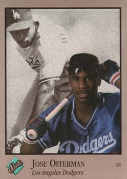#47 Jose Offerman - Los Angeles Dodgers - 1992 Studio Baseball