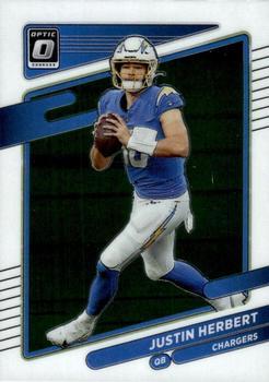 #47 Justin Herbert - Los Angeles Chargers - 2021 Donruss Optic Football