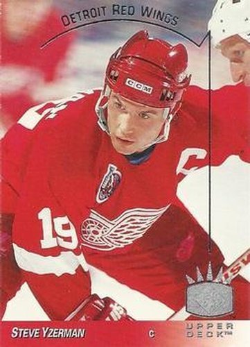 #47 Steve Yzerman - Detroit Red Wings - 1993-94 Upper Deck - SP Hockey