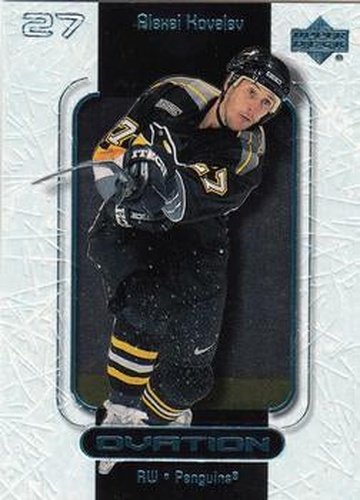 #47 Alexei Kovalev - Pittsburgh Penguins - 1999-00 Upper Deck Ovation Hockey