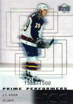 #107 J.P. Vigier - Atlanta Thrashers - 2000-01 Upper Deck Ice Hockey
