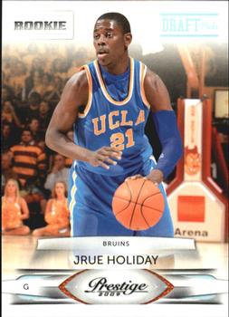 #197 Jrue Holiday - UCLA Bruins - 2009-10 Panini Prestige - Draft Picks Light Blue Basketball