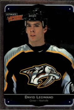 #47 David Legwand - Nashville Predators - 1999-00 Upper Deck Ultimate Victory Hockey