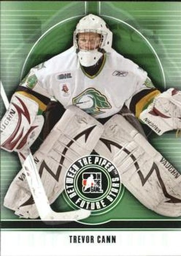 #47 Trevor Cann - London Knights - 2008-09 In The Game Between The Pipes Hockey