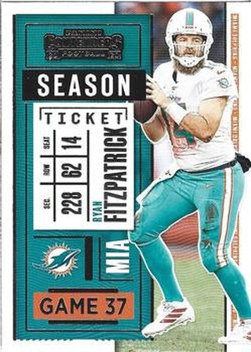 #47 Ryan Fitzpatrick - Miami Dolphins - 2020 Panini Contenders Football
