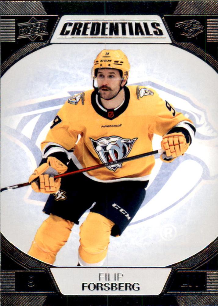 #47 Filip Forsberg - Nashville Predators - 2022-23 Upper Deck Credentials Hockey