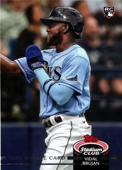 #47b Vidal Brujan - Tampa Bay Rays - 2022 Stadium Club Baseball