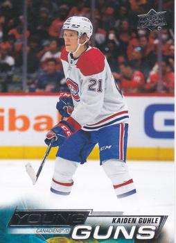 #480 Kaiden Guhle - Montreal Canadiens - 2022-23 Upper Deck Hockey