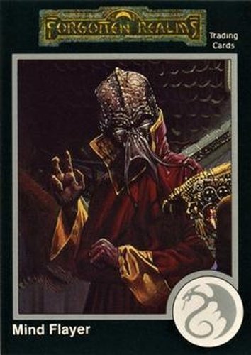 #480 Mind Flayer - 1991 TSR Advanced Dungeons & Dragons - Silver