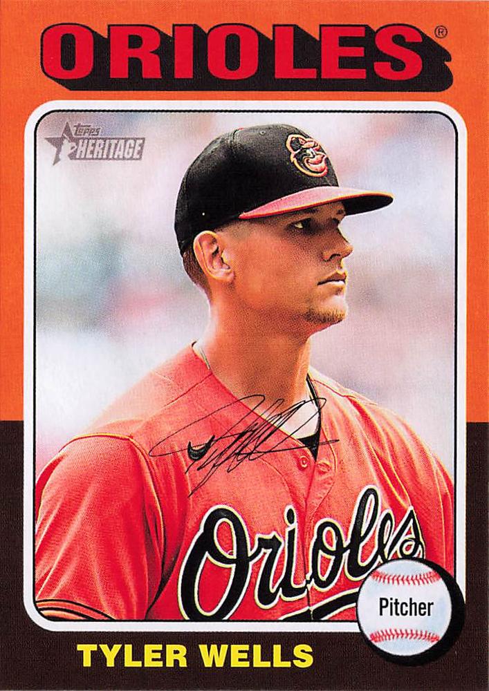 #480 Tyler Wells - Baltimore Orioles - 2024 Topps Heritage Baseball