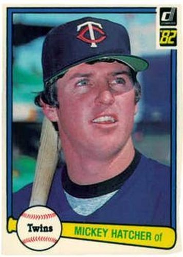 #480 Mickey Hatcher - Minnesota Twins - 1982 Donruss Baseball