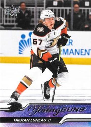 #480 Tristan Luneau - Anaheim Ducks -2023-24 Upper Deck Hockey