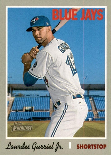 #480 Lourdes Gurriel Jr. - Toronto Blue Jays - 2019 Topps Heritage Baseball