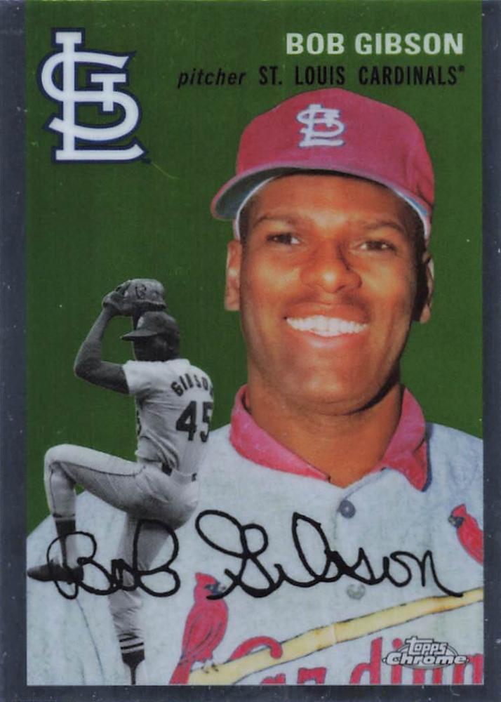 #480 Bob Gibson - St. Louis Cardinals - 2023 Topps Chrome Platinum Anniversary Baseball