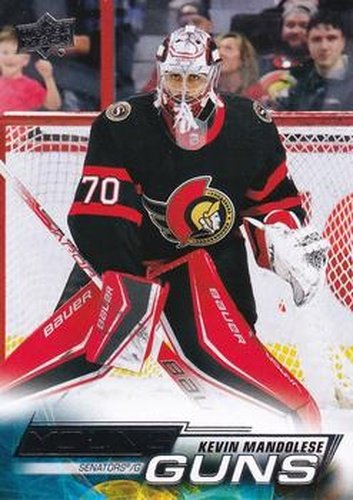 #481 Kevin Mandolese - Ottawa Senators - 2022-23 Upper Deck Hockey