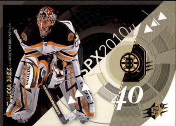 #8 Tuukka Rask - Boston Bruins - 2010-11 SPx Hockey