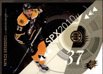 #9 Patrice Bergeron - Boston Bruins - 2010-11 SPx Hockey