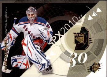 #65 Henrik Lundqvist - New York Rangers - 2010-11 SPx Hockey