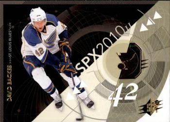 #87 David Backes - St. Louis Blues - 2010-11 SPx Hockey
