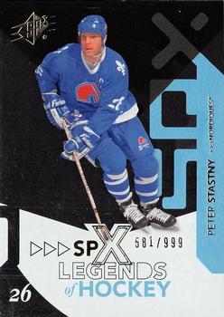 #114 Peter Stastny - Quebec Nordiques - 2010-11 SPx Hockey