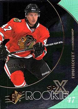 #124 Evan Brophey - Chicago Blackhawks - 2010-11 SPx Hockey