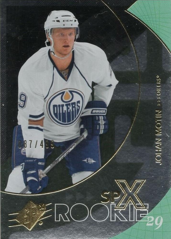 #142 Johan Motin - Edmonton Oilers - 2010-11 SPx Hockey