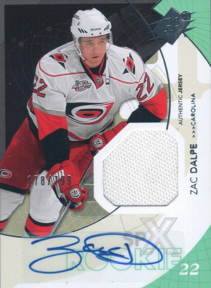 #181 Zac Dalpe - Carolina Hurricanes - 2010-11 SPx Hockey