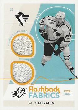 #199 Alex Kovalev - Pittsburgh Penguins - 2010-11 SPx Hockey