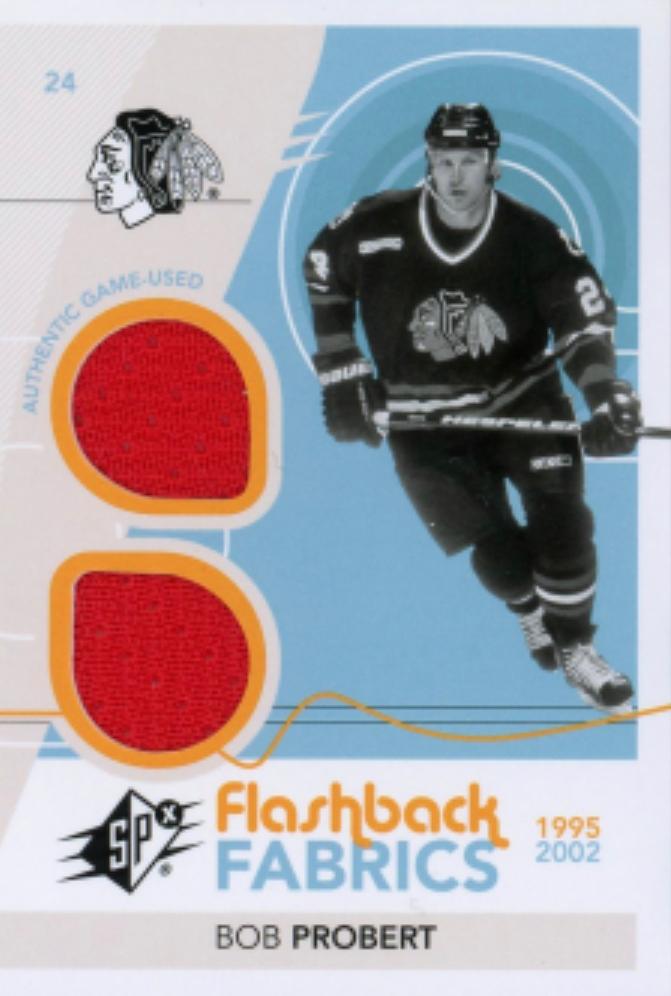 #203 Bob Probert - Chicago Blackhawks - 2010-11 SPx Hockey