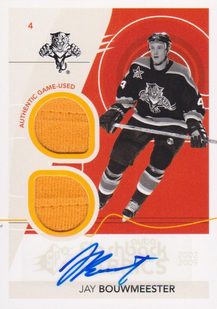 #243 Jay Bouwmeester - Florida Panthers - 2010-11 SPx Hockey