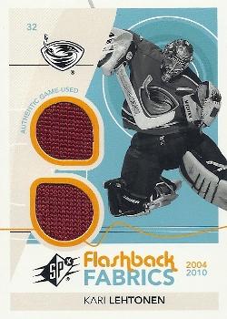 #219 Kari Lehtonen - Atlanta Thrashers - 2010-11 SPx Hockey