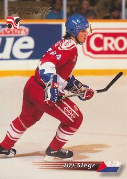 #113 Jiri Slegr - Czech Republic - 1996 Semic Collections Wien-96 Hockey