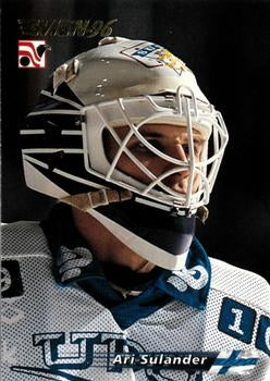 #10 Ari Sulander - Finland - 1996 Semic Collections Wien-96 Hockey