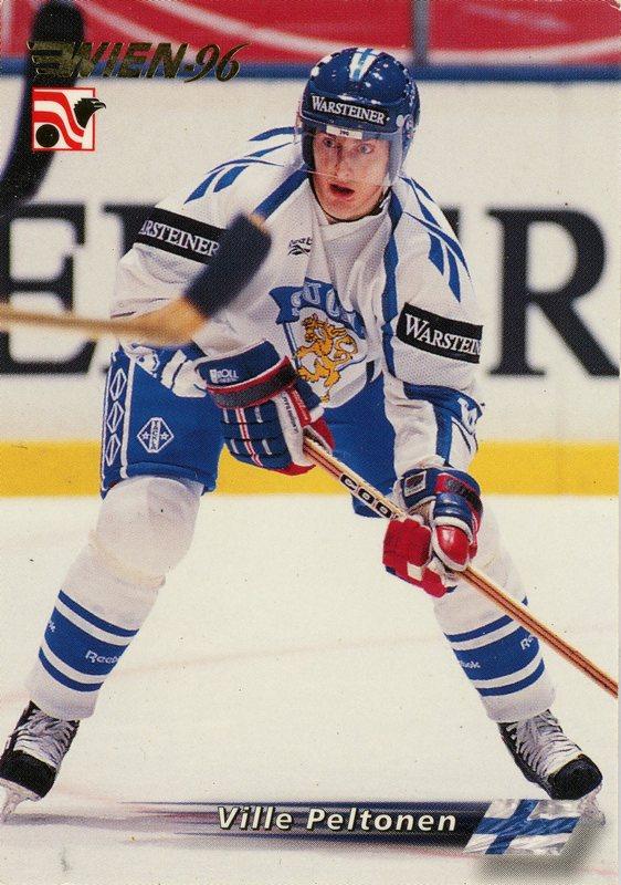 #16 Ville Peltonen - Finland - 1996 Semic Collections Wien-96 Hockey