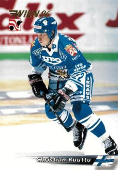 #25 Christian Ruuttu - Finland - 1996 Semic Collections Wien-96 Hockey