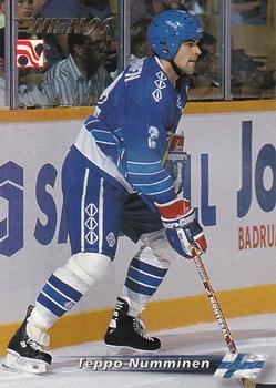 #27 Teppo Numminen - Finland - 1996 Semic Collections Wien-96 Hockey