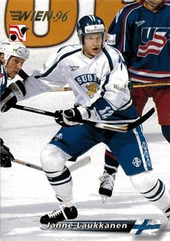 #29 Janne Laukkanen - Finland - 1996 Semic Collections Wien-96 Hockey