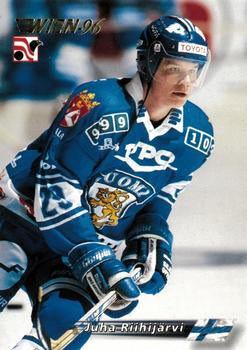 #34 Juha Riihijärvi - Finland - 1996 Semic Collections Wien-96 Hockey