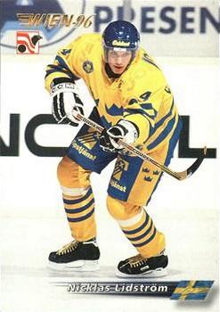 #45 Nicklas Lidström - Sweden - 1996 Semic Collections Wien-96 Hockey