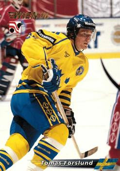 #67 Tomas Forslund - Sweden - 1996 Semic Collections Wien-96 Hockey