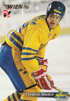 #73 Fredrik Modin - Sweden - 1996 Semic Collections Wien-96 Hockey