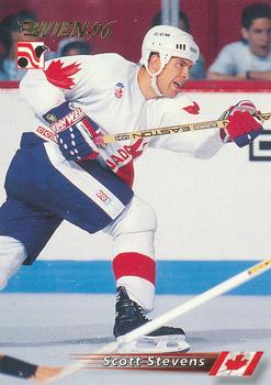 #80 Scott Stevens - Canada - 1996 Semic Collections Wien-96 Hockey