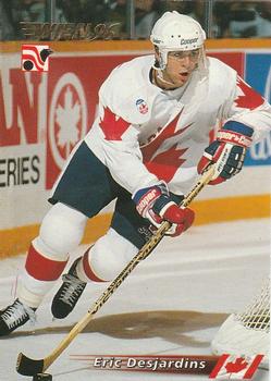 #83 Eric Desjardins - Canada - 1996 Semic Collections Wien-96 Hockey
