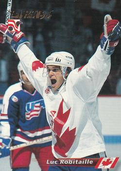 #93 Luc Robitaille - Canada - 1996 Semic Collections Wien-96 Hockey