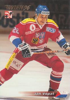 #108 Jan Vopat - Czech Republic - 1996 Semic Collections Wien-96 Hockey