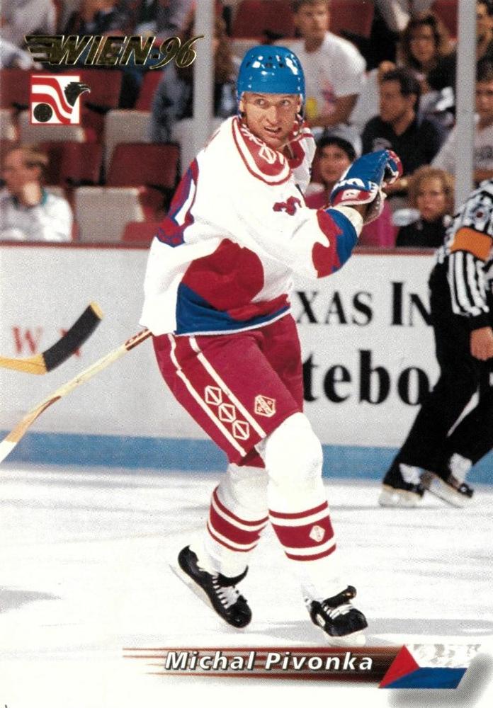 #126 Michal Pivonka - Czech Republic - 1996 Semic Collections Wien-96 Hockey