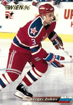 #136 Sergei Zubov - Russia - 1996 Semic Collections Wien-96 Hockey
