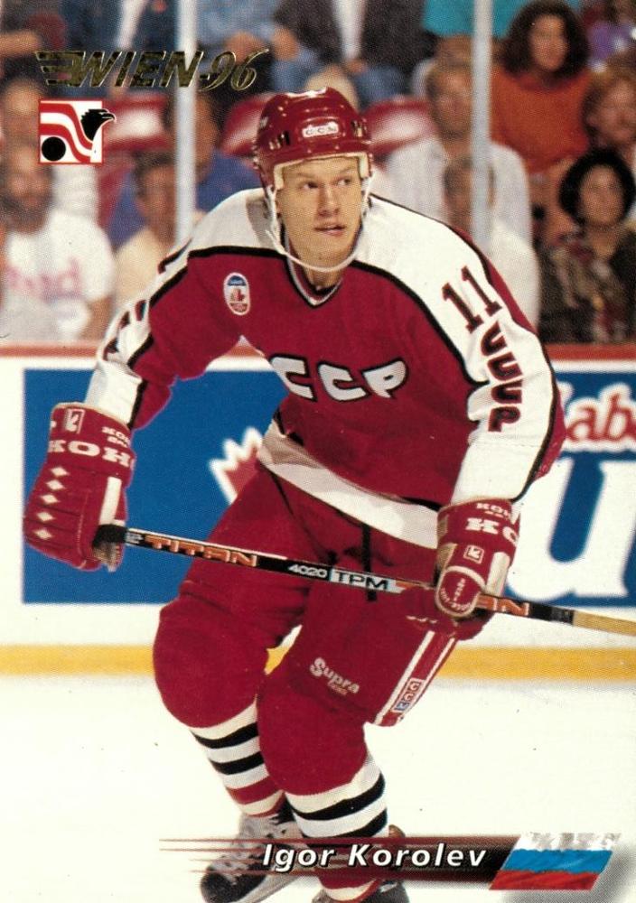 #145 Igor Korolev - Russia - 1996 Semic Collections Wien-96 Hockey
