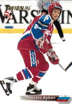 #151 Viacheslav Bykov - Russia - 1996 Semic Collections Wien-96 Hockey